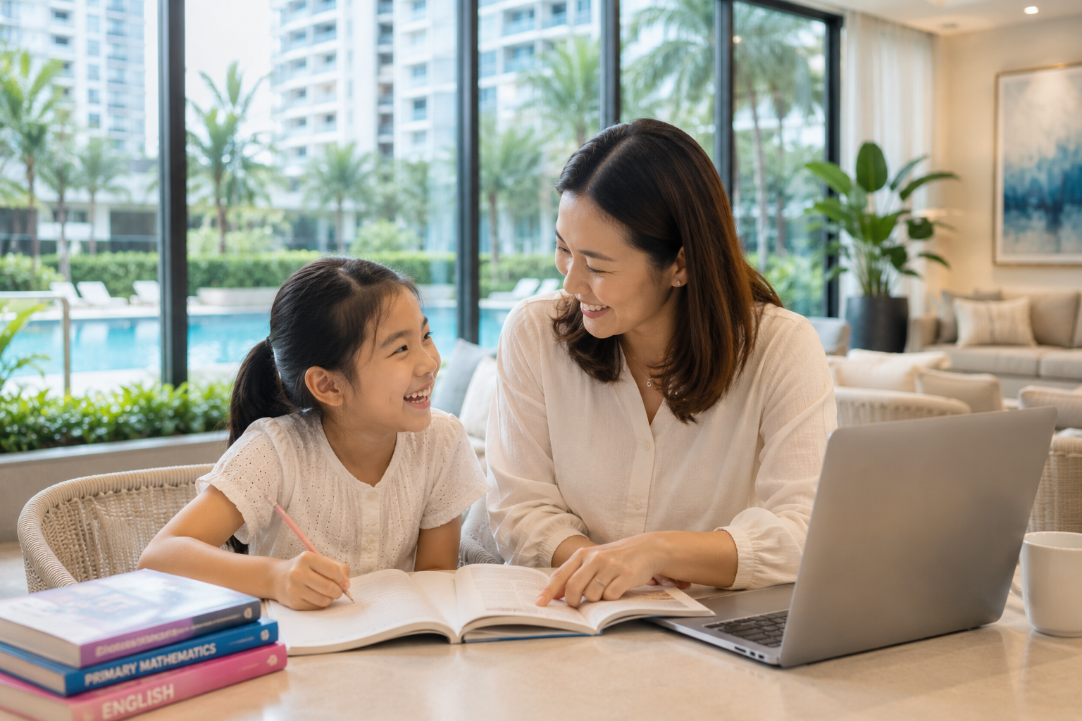母子留学されたお父様の声